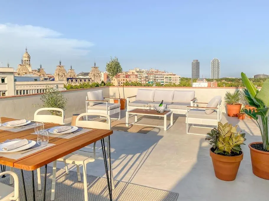Lively 1 Bdr Apartment With Private Terrace Born Barcelona 0*,  Španělsko